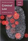 Criminal law, 12th ed. / Joanthan Herring